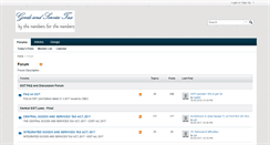 Desktop Screenshot of goodsandservicetax.com